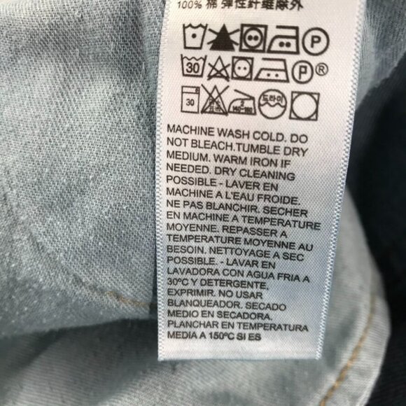 LEVIS 559 Mens Size 38x29 (tag 38x30) Relaxed Fit Straight Leg Blue Denim Jeans - Picture 8 of 16